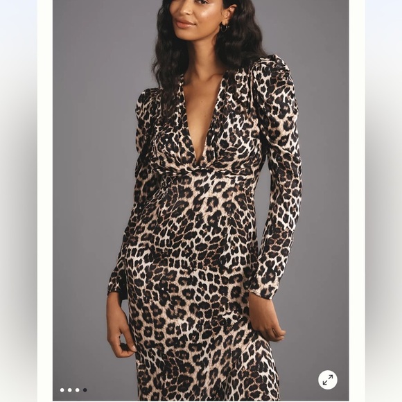 Farm Rio Leopard Midi Dress - Picture 3 of 9